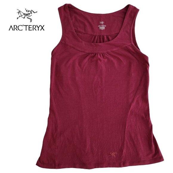 ARC'TERYX magenta tank top size XS cotton spandex blend - Picture 1 of 9